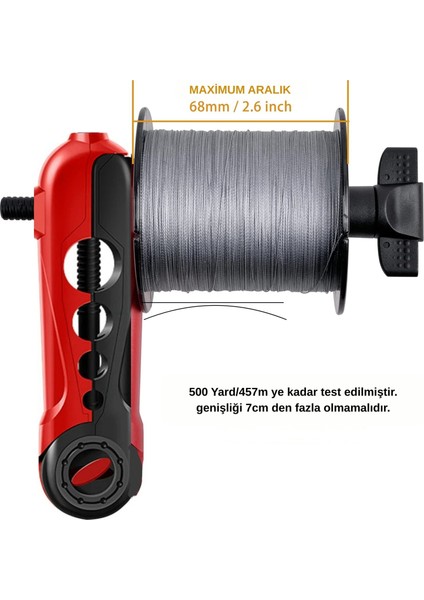Ayarlanabilir Taşınabilir Olta Misina Sarıcı – Evrensel Makara Hattı Sarma Aparatı – Hafif & Kompakt Balıkçılık Ekipmanı indirimleri