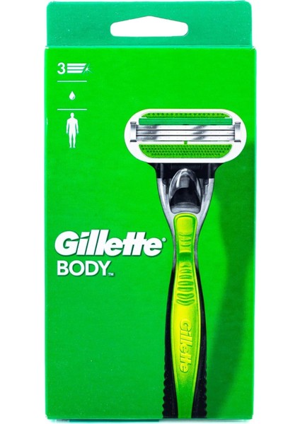 Body Erkek Tıraş Makinesi, Islak Tıraş Makinesi + 1 Tıraş Bıçağı,