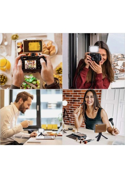 112 LED Video Light Sürekli Işık 3200-5500K 11 Watt Vlog Youtube Makyaj Vb. Fotograf ve Video Çekimleri fiyatları