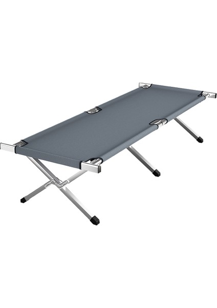 Katlanır Kampet Şezlong | Taşıma Çantalı, 190 cm Dayanıklı Kamp Yatağı, Portatif Kampet