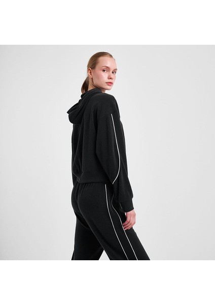 25N-2113 Fermuarlı Kapşonlu Üst fırsatları