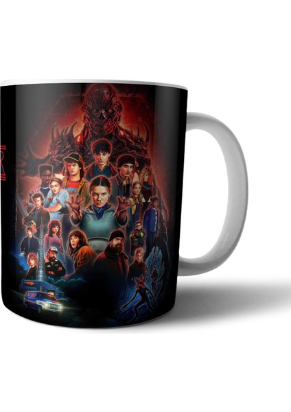 Stranger Things Season 5 Temalı Kupa Bardak Model 2