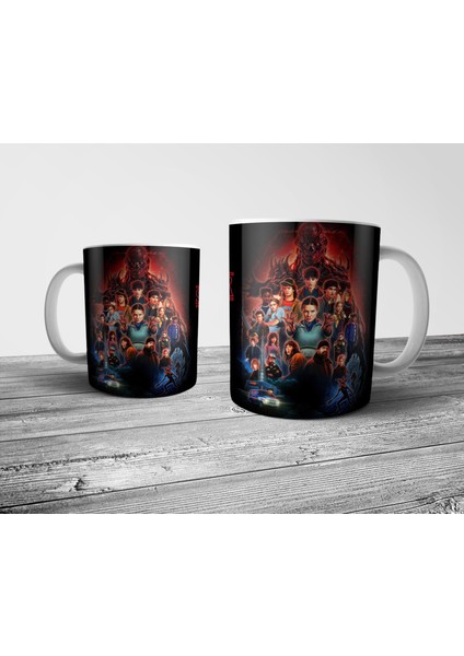 Stranger Things Season 5 Temalı Kupa Bardak Model 2 fiyatları