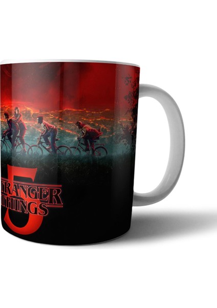 Stranger Things Season 5 Temalı Kupa Bardak Model 1