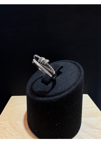 Ithal Hareketli Diskler Trend Kadın Gümüş Yüzük modelleri