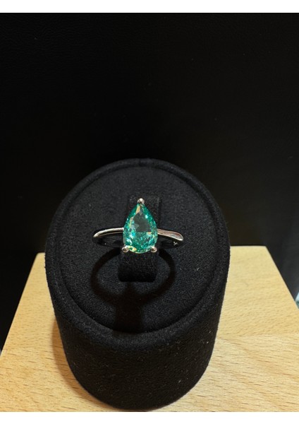 Ithal Paraiba Damla Taşlı Kadın Gümüş Yüzük fiyatları