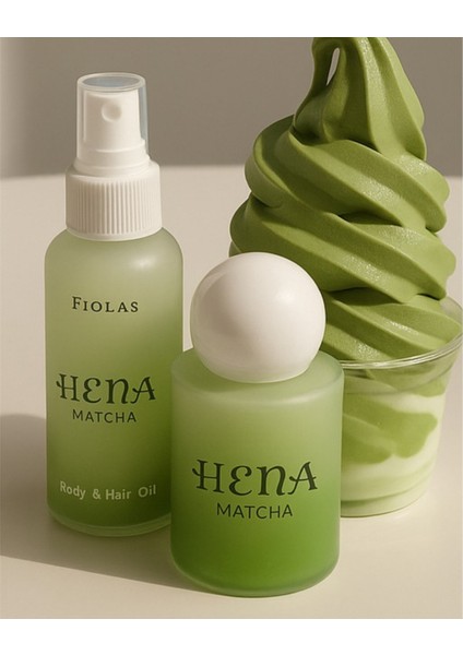 Hena Matcha Vücut ve Saç Yağı 100 ml modelleri
