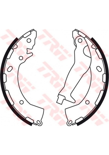 Mtxdpn Arka Pabuç Balata Hyundai I10 11 I20 1.1crdi 1.2 1.4 Crdi 1.6 Crdi 08 Kia Rio 1.2 1.4 203X32