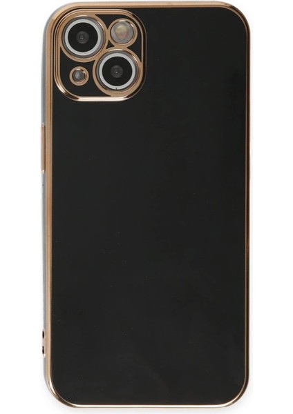 Iphone 15 Kılıf Volet Silikon - Siyah