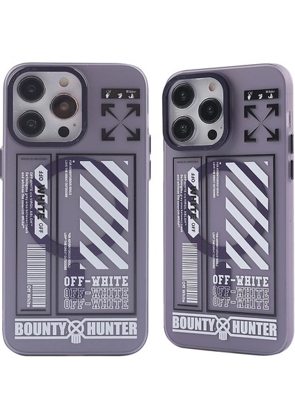 Iphone 14 Kılıf Apollo Magneticsafe Desenli Kapak - Apollo Mor - 1