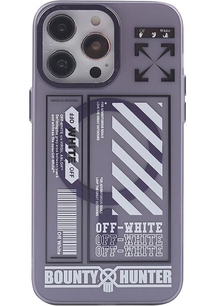 Iphone 14 Kılıf Apollo Magneticsafe Desenli Kapak - Apollo Mor - 1 modelleri