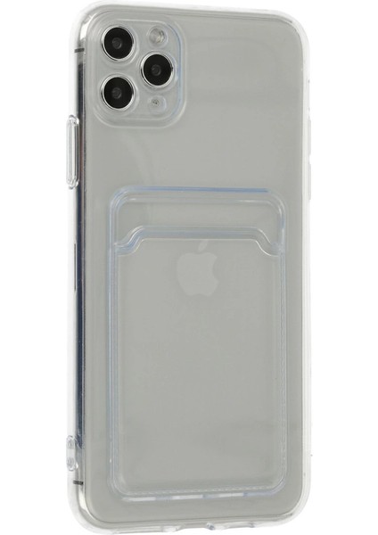 Iphone 11 Kılıf Kart Şeffaf Silikon - Şeffaf modelleri