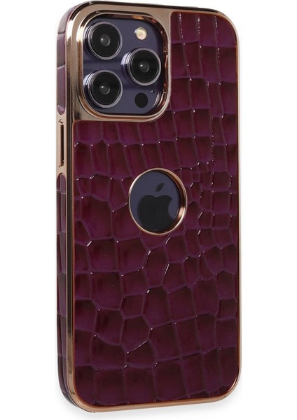 Iphone 13 Kılıf Snake Kapak - Derin Mor