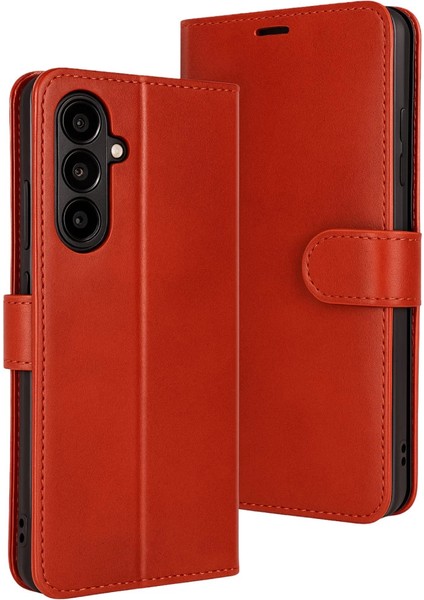 A17 5g S Kapaklı Kılıf - Kırmızı