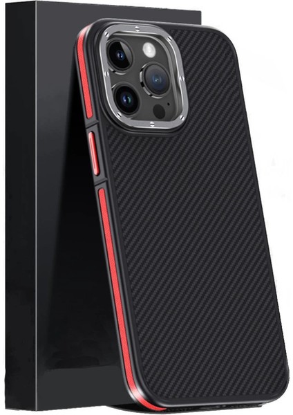 Joko Iphone 15 Kılıf Aramid 600D Kevlar Karbon Fiber Kapak - Kırmızı fiyatları