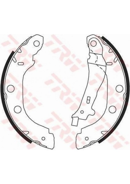 Mtxdpn Fren Balatasi Arka Pabuclu Büyük Tip [ Renault Kango 1.4i / 1.5dci / 1.9d 1998-2008 ]