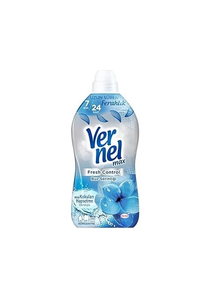 Vernel Konsantre Çamaşır Yumuşatıcısı 1320 ml 55 Yıkama Buz Serinliği
