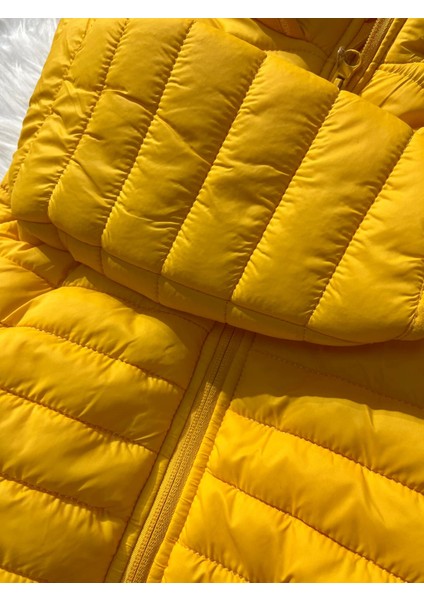 Unisex Düz Renk Şişme Mont modelleri