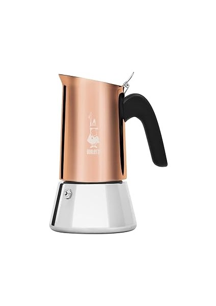 - Venus: 4 Cups Ocak Üstü Espresso Pişirici - 170ML - Kahverengi, Gümüş Renk - Paslanmaz Ç