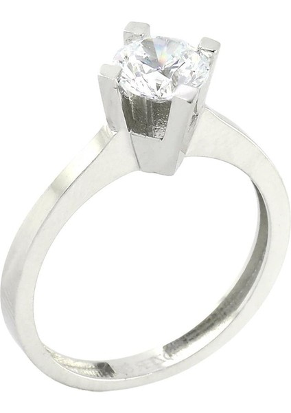 14 Ayar Altın Tektaş Yüzük - 0201182