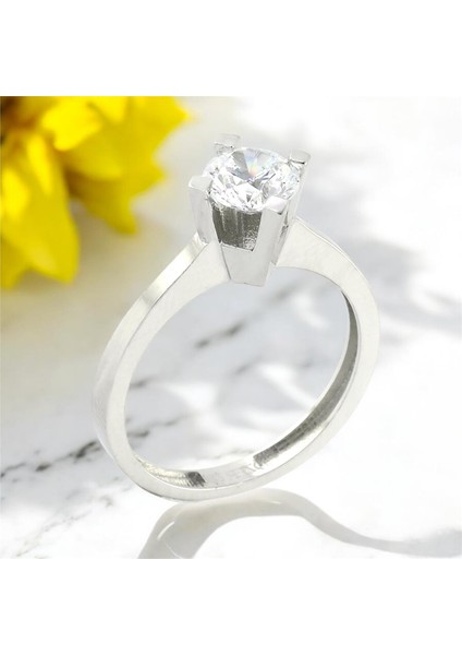 14 Ayar Altın Tektaş Yüzük - 0201182 fiyatları