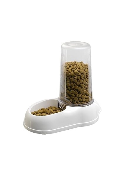 Ferplast Azimut 5500 Saklamalı Mama ve Su Kabı 5,5 Lt Kırmızı, Standard