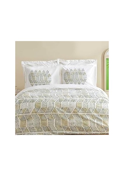 Jenik %100 Pamuk Tek Kişilik Nevresim Takımı Yeşil