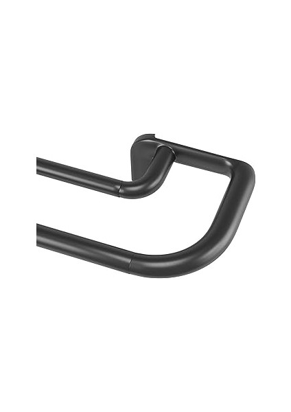 Umbra Twilight Çift Perde Çubuğu Seti - Sarma Tasarımı Karartma Veya Oda Karartma Panelleri Için Id