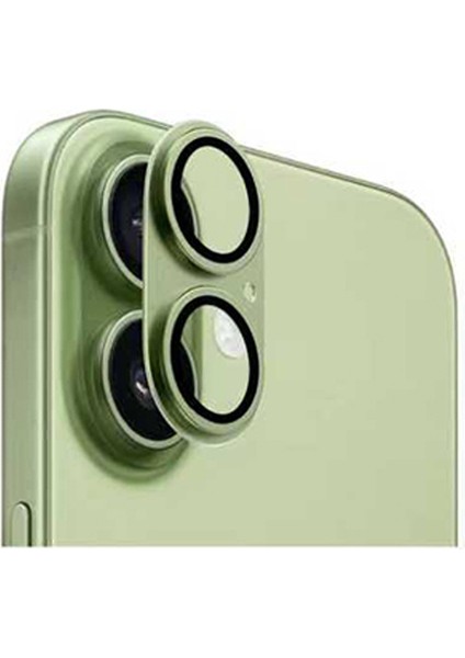iPhone Uyumlu 17 Zore Cl-20 Kamera Lens Koruyucu-Yeşil