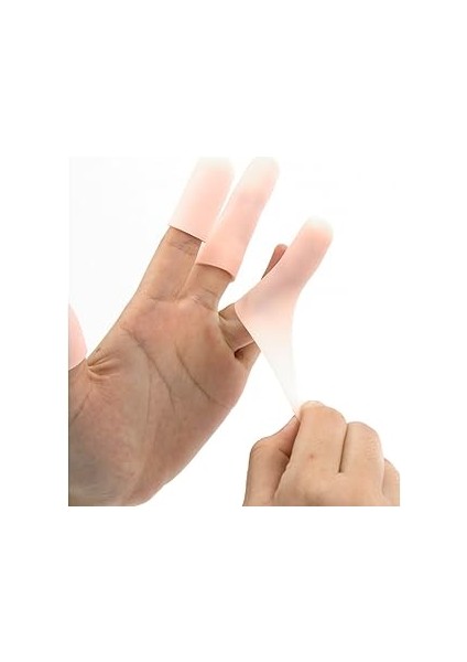 Optana El Parmak Koruyucu Silikon Kemik Koruyucu Parmak Ucu Koruyucu Hortum 5 Adet