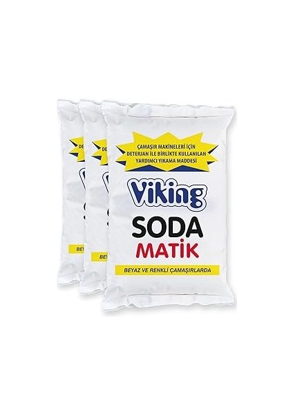 Viking Toz Soda Matik 500 gr 3 Adet