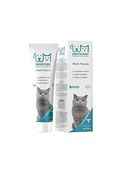 Kedi Maltı - Kediler Için Tüy Yumağı Önleyici Malt Macun Paste