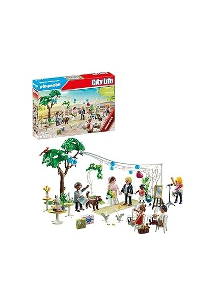 Playmobil City Life 71365 Promosyon Paketi Düğün Kutlaması, Rüya Gibi Romantik Evlilik Töreni, Düğü