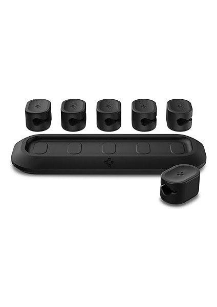 Spigen LD101 Manyetik Kablo Tutucu Black - ACA04604