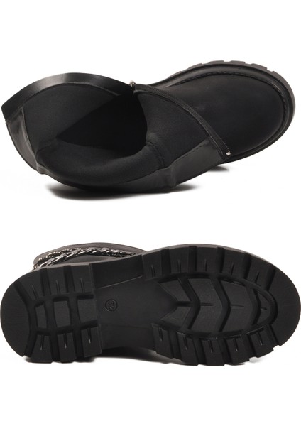 Siyah Içi Polarlı Kaymaz Kız Çocuk Çizme Duru F indirimleri
