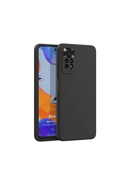 Microsonic Matte Silicone Note 11 5g Için Kılıf Siyah [redmi Note 11 5g ile Uy