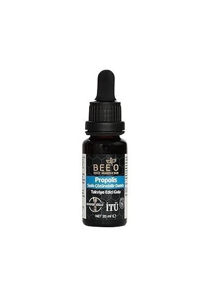 Bee'o Suda Çözünebilir Sıvı Propolis Damla, 20 ml