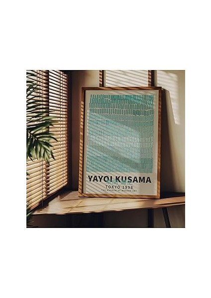 Fark Tanıtım Yayoi Kusama Çerçevesiz Poster, Dekoratif Çerçevesiz Poster, Tablo, Yayoikusama