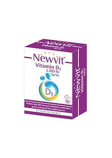 Rc Farma Newvit Vitamin D3 1000IU Sprey 30 ml
