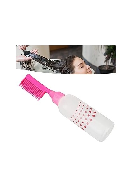 Orret 170 ml Hazneli Saç Boyama Tarağı – Doldurulabilir Plastik Aplikatör Şişesi, Kuaförler Iç