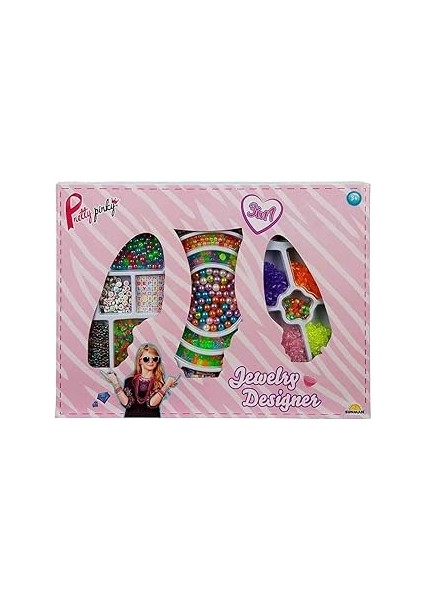 Pretty Pinky Çocuk Kız Takı Seti Boncuklu 1000+ Boncuklu Takı Yapımı Hobi Seti