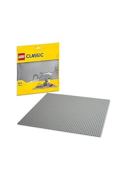 Gri Plaka 11024-4 Yaş ve Üzeri Severler Için Zemini (1 Parça)