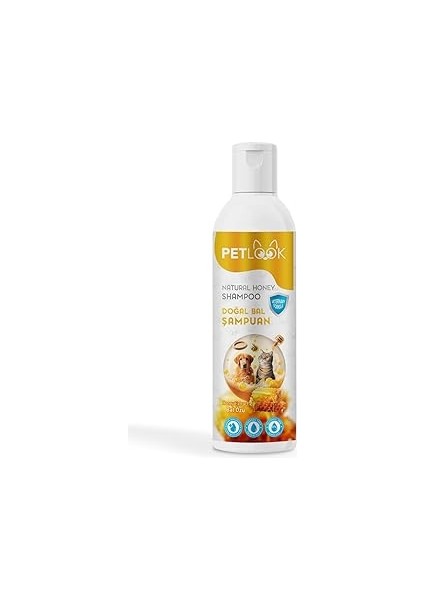 Petlook Kedi ve Köpek Şampuan Bal Özlü, 250 Mililitre