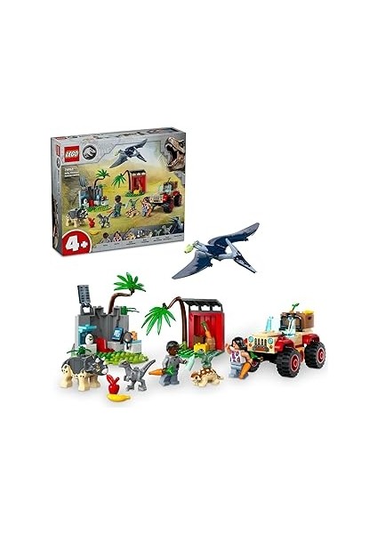 Jurassic World Yavru Dinozor Kurtarma Merkezi 76963 – 4 Yaş ve Üzeri Çocuklar Için Yaratıcı Oy