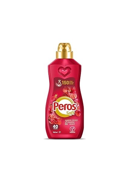 Peros Konsantre Yumuşatıcı Amber Çiçeği & Sandal Ağacı 960 ml