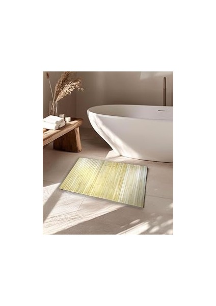 Paçi Eko Bath Serisi 50X80 cm Doğal Bambu Banyo Paspası