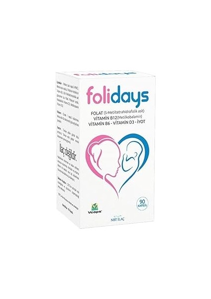 Nbt Li̇fe Folidays 90 Kapsül