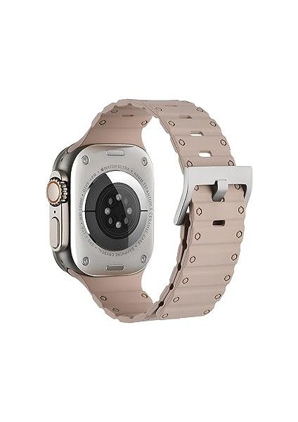 Minesk Watch ile Uyumlu 42-44-45-46-49 mm Için Kordon Bilek Boyuna Göre Ayarlanabilir Tokalı