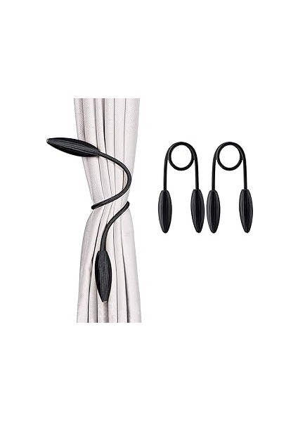 Aputue Perde Bağları, 2'li Paket Perde Klipsi, Dekoratif Pencere Perdesi Bağları, Avrupa Tarzı Mode