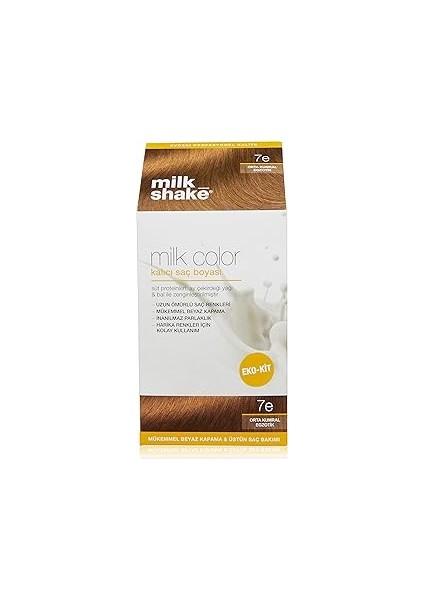Milk Shake Milk Color Eko Kit Saç Boyası 7e (0.5 G)